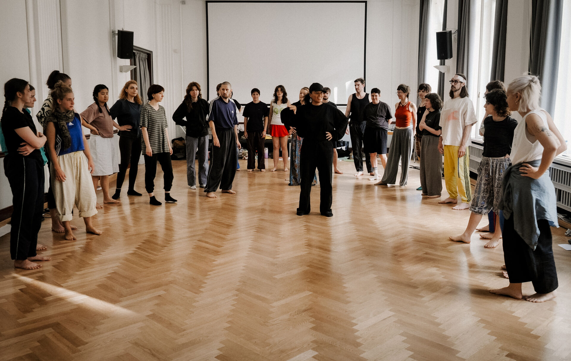 Dancetopia. Workshop Isabel Lewis. Foto: Adrián Vaco.